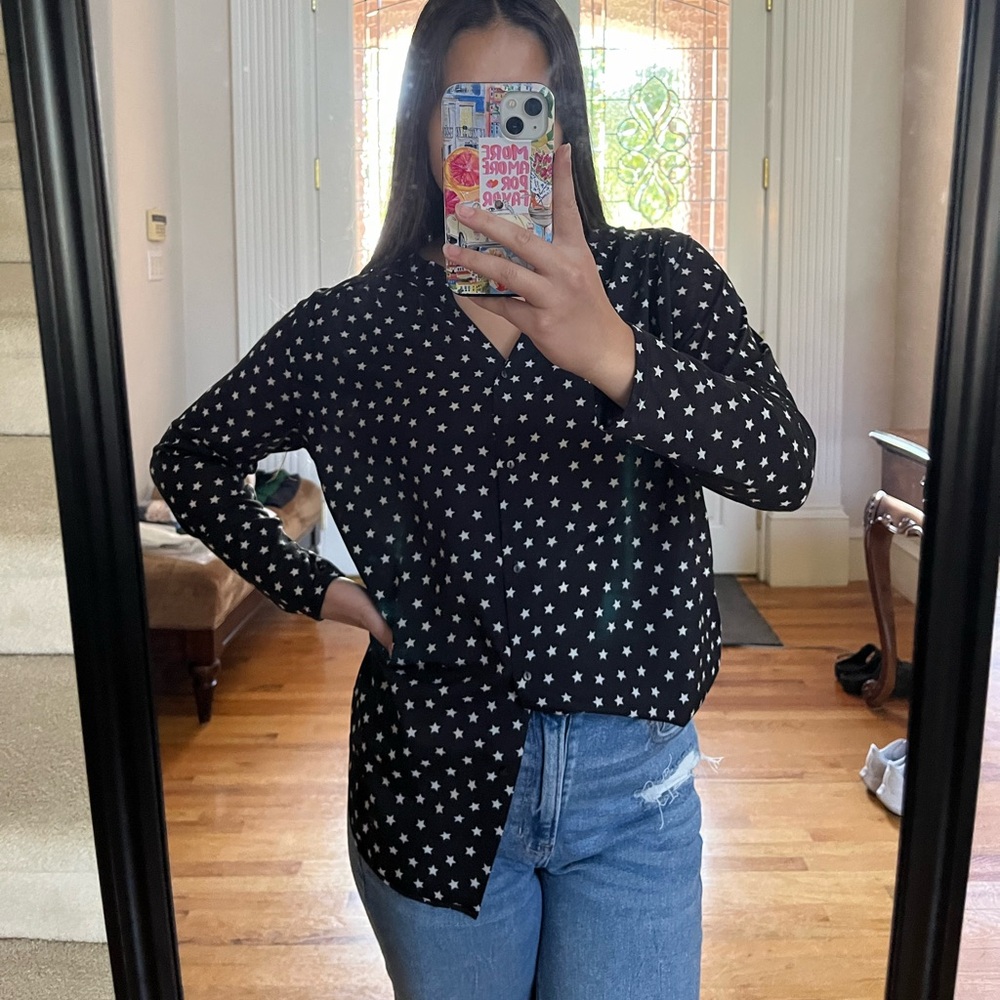 H&M Starred Blouse